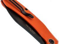 Складной нож Sanrenmu 7315-GJ, сталь 12С27, рукоять G10, оранжевый