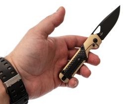 Складной нож Kizer Mini Militaw, сталь S45VN, рукоять титан/Zirconium