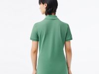 Женское поло Lacoste приталенного кроя из эластичного хлопка