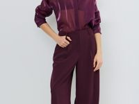 Блузка из органзы, Фиолетовый