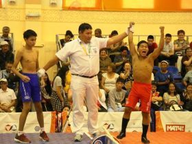 Мас-рестлинг на Играх нацелен на перспективу. Фото.