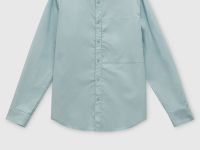 Рубашка прямого силуэта из хлопка