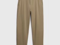 Брюки из твила, Бежевый