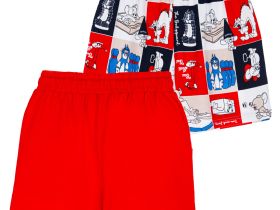 Шорты трикотажные для девочек, 2 шт в комплекте