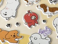 Наклейки объемные MESHU "Best friend", 10*23 см, пакет европодвес