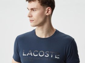 Мужская футболка Lacoste стандартного кроя