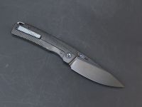 Складной нож TuoTown Themis DLC, сталь T14N, рукоять Black Crystal Ti