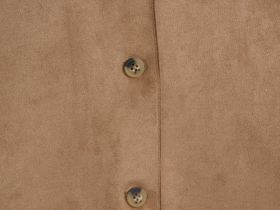 Куртка из искусственной замши для девочек, Бежевый