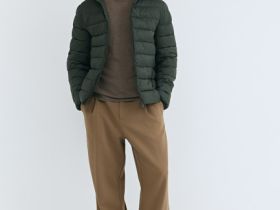 Утеплённая лёгкая куртка, Зеленый