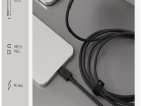 Кабель VLP Nylon Cable USB-C / USB-C 1,2 м Чёрный