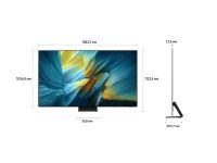 Телевизор Samsung 83" OLED S95F 4K, Процессор NQ4 AI Gen3, Vision AI Smart ТВ (2025) QE83S95FAEXRU черный
