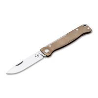 Складной нож Boker Atlas, сталь 12С27, рукоять латунь
