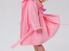 Халат текстильный для девочек