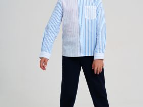 Сорочка текстильная для мальчиков (comfort fit)