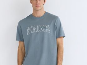 Футболка с принтом, Зеленый