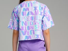 Фуфайка трикотажная для девочек (футболка)