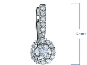 Серьги из белого золота э4012сг06165200_white