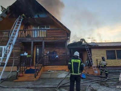 Мужчина и грудной ребенок пострадали при пожаре в Амгинском районе