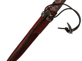 Нож Финка Том, сталь Elmax, рукоять карельская береза