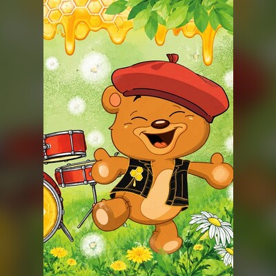 Винни Пух спешит к друзьям