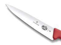 Кухонный нож Victorinox, сталь X55CrMo14, рукоять TPE, красный