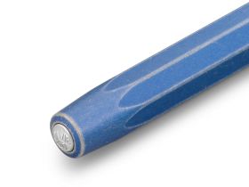 Ручка перьевая Kaweco AL Sport Stonewashed F 0,7 мм, корпус синий состаренный