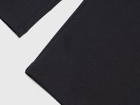 Широкие брюки для девочек, Черный