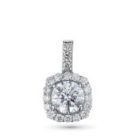 Классическая подвеска из белого золота э4712пд08191300_white