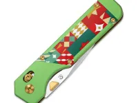 Складной нож Kizer Christmas Militaw, сталь S45VN, рукоять алюминий/G10, ограниченная серия