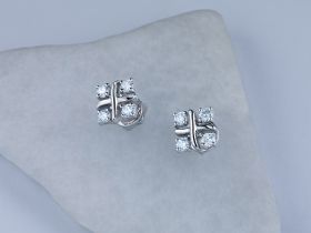 Пусеты из серебра э0612пс07191300