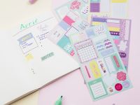 Набор бумажных наклеек MESHU "Good vibe" 5 шт