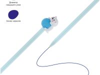 Ручка шариковая MESHU "Cute Cats. Кот с клубком" 0,7 мм, синяя, корпус ассорти