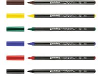 Набор фломастеров для керамики Edding 6 шт 1-4 мм