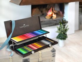 Набор карандашей акварельных Faber-castell "Albrecht Durer" 120 цв проф-ные в дереве