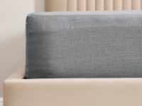 Простыня на резинке Темная зола/Dark ash