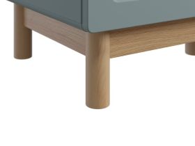 Распашной шкаф Виклу 3-135x210 Серо-зеленый