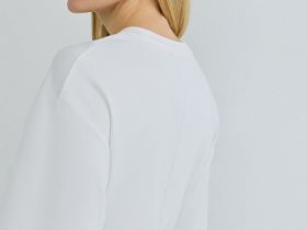 Футболка с брошью, Белый