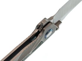 Складной нож Remette Kestrel, сталь S35VN, рукоять алюминий, серый/зеленый