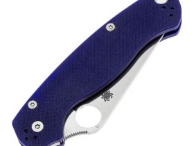 Складной нож Spyderco Paramilitary 2 Comp Lock Blue, сталь S110V, рукоять G-10 темно-синяя