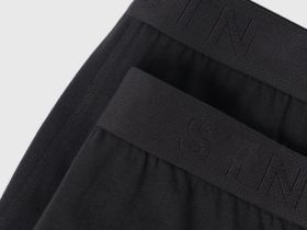 Трусы-транки, 2 штуки, Черный