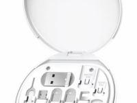 Универсальный кабель WIWU S02 с комплектом переходников 6 в 1 PD 60W (белый)