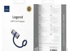 Адаптер WIWU Legend USB-C to Lightning (Wi-C052) (Space Gray)