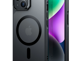 Чехол-накладка ESR Air Armor Magsafe для iPhone 14 пластиковый (черная рамка)