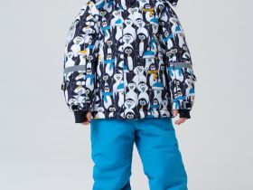 Комплект текстильный с полиуретановым покрытием для мальчиков: куртка, полукомбинезон