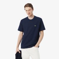 Мужская хлопковая футболка Lacoste из смеси льна