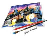 Набор карандашей акварельных Colorino 12 цветов + кисточка