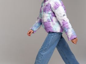 Куртка текстильная с полиуретановым покрытием для девочек