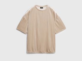 Бархатная футболка, Бежевый