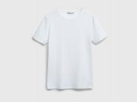 Футболка в рубчик, Белый