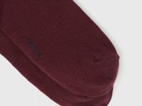 Высокие носки в рубчик, Красный